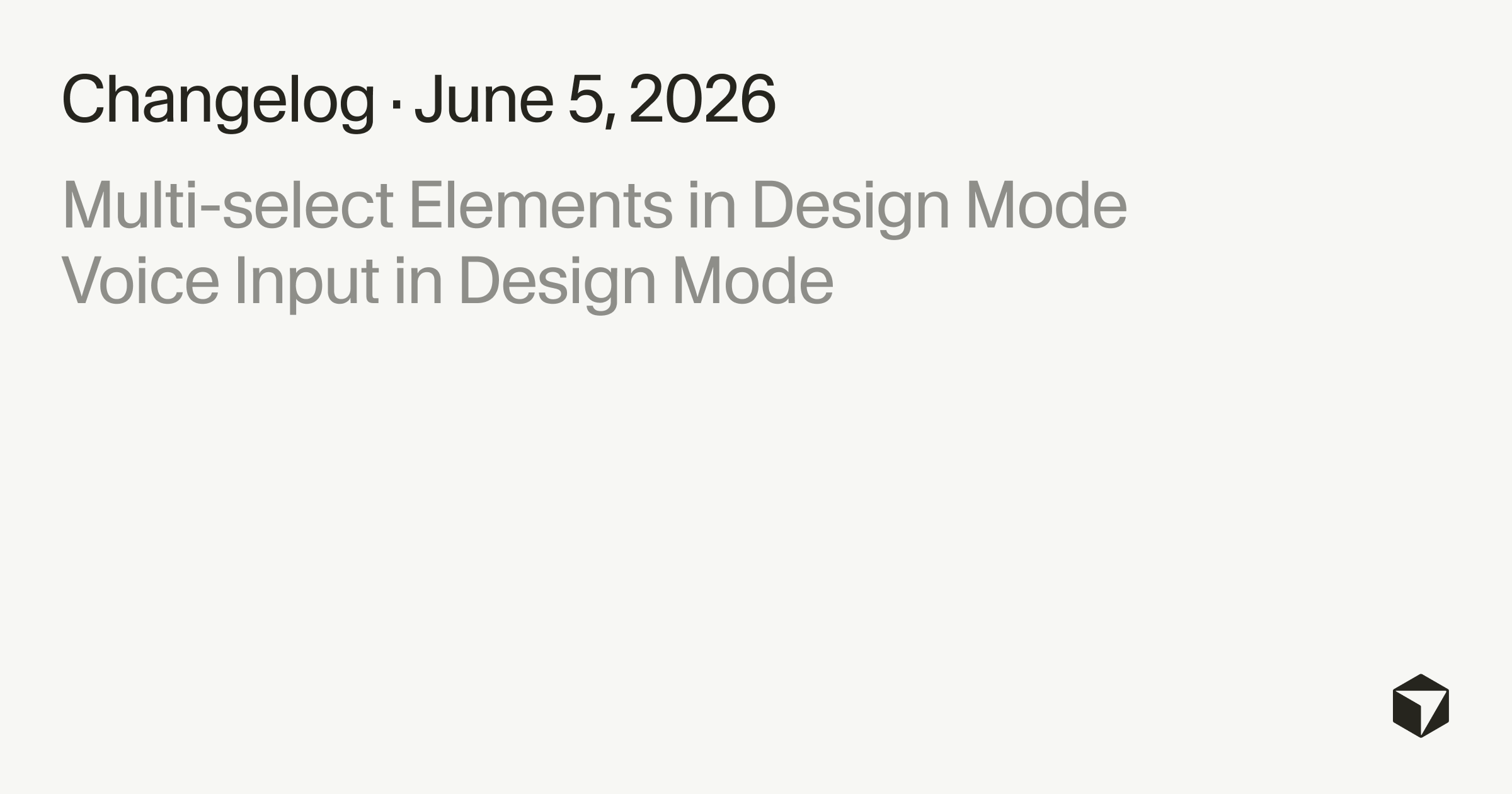 Cursor Ships Design Mode: Point, Draw, or Talk to Change Your UI